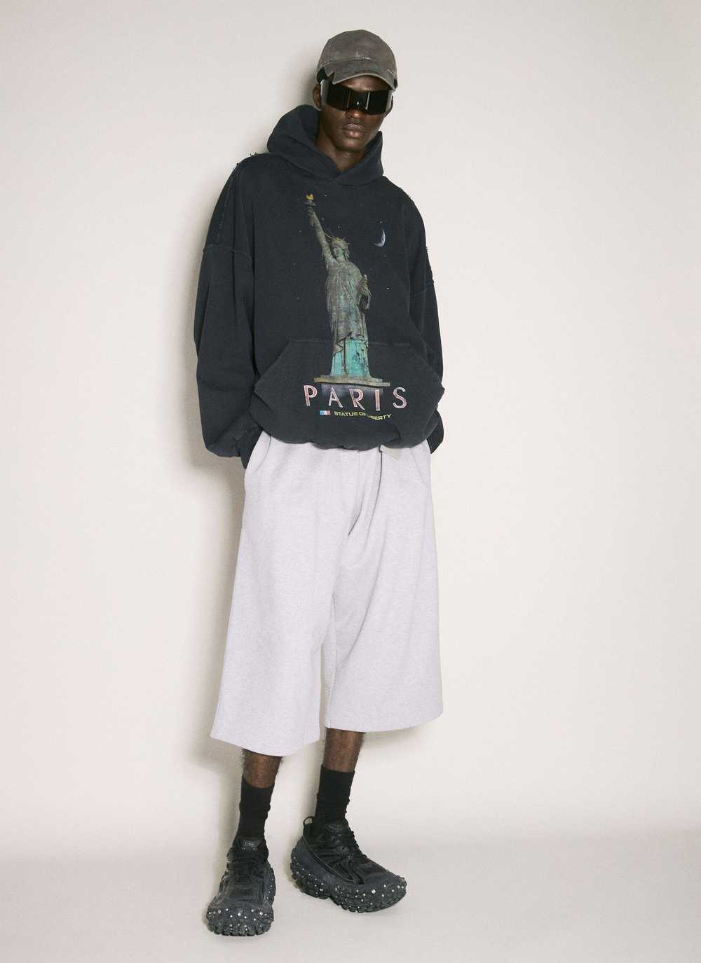 Balenciaga Paris Liberty Hooded Sweatshirt - image 2