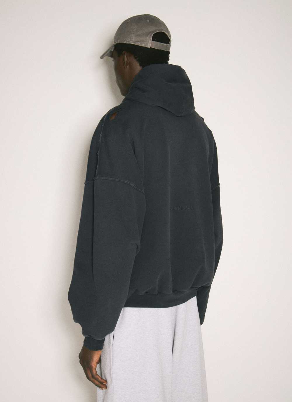 Balenciaga Paris Liberty Hooded Sweatshirt - image 5