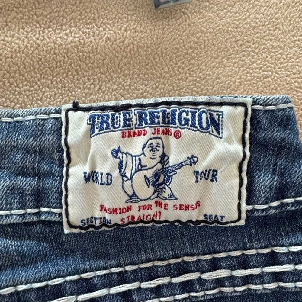 Vintage True Religion Womens 28 Straight Leg Deni… - image 10