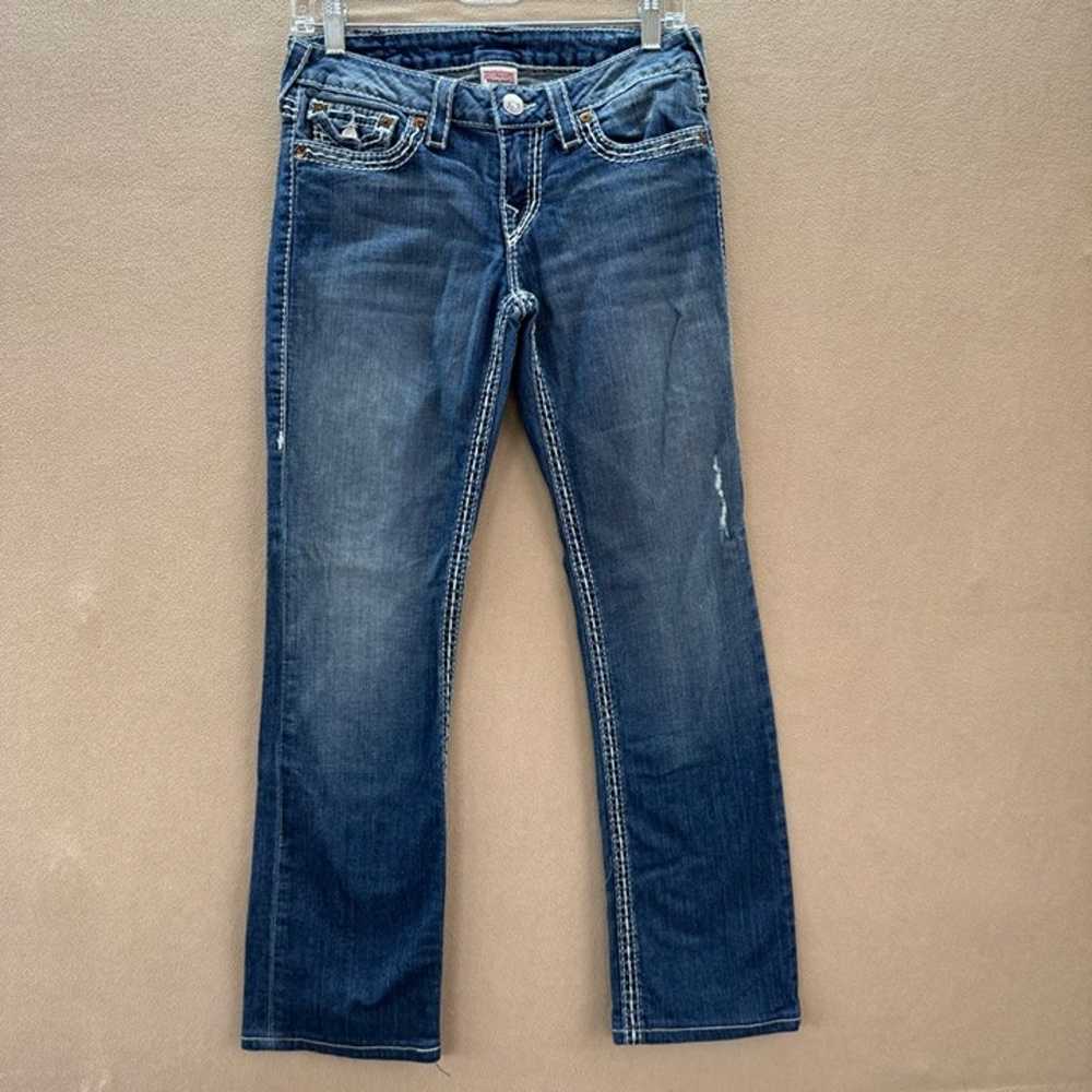 Vintage True Religion Womens 28 Straight Leg Deni… - image 2