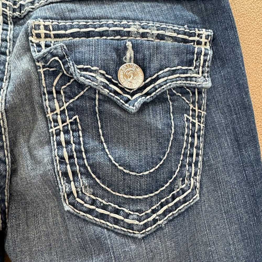 Vintage True Religion Womens 28 Straight Leg Deni… - image 8