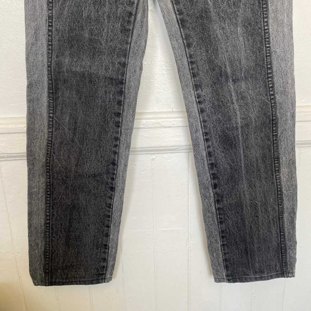 Vintage Two Tone Gray I.O.U. High Rise Denim Skin… - image 3