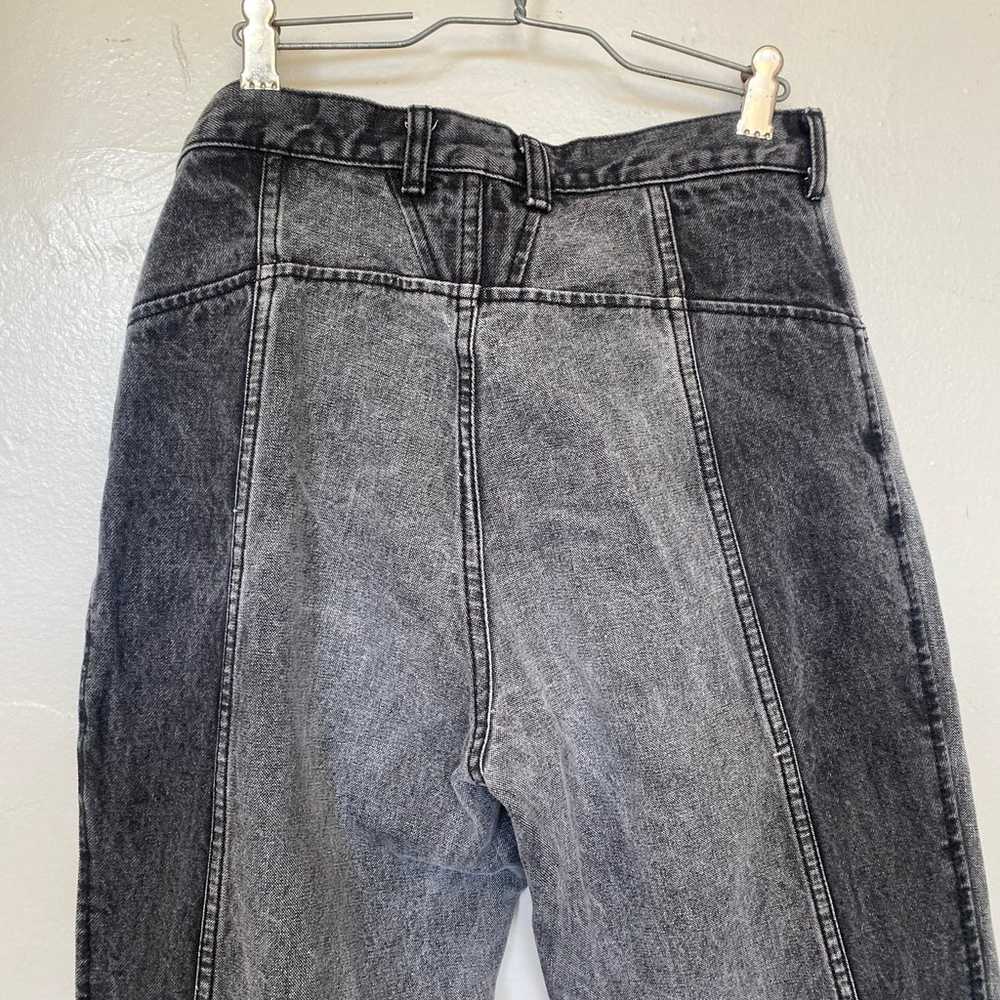 Vintage Two Tone Gray I.O.U. High Rise Denim Skin… - image 6