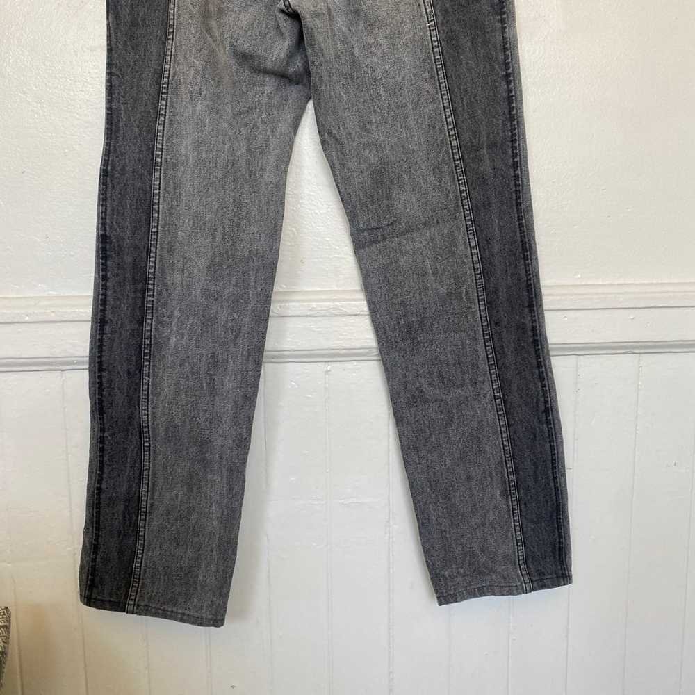 Vintage Two Tone Gray I.O.U. High Rise Denim Skin… - image 7