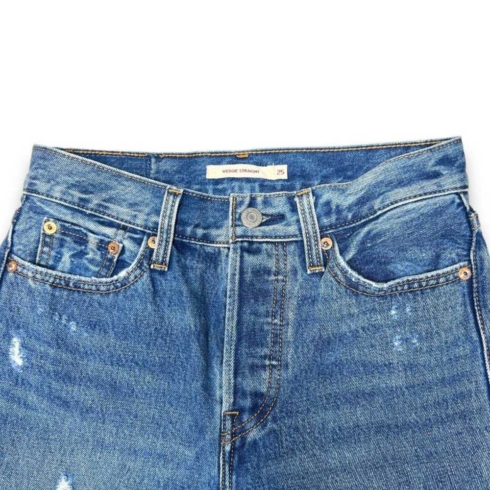 Levis Premium Women’s Denim Jean 25 Wedgie Straig… - image 10