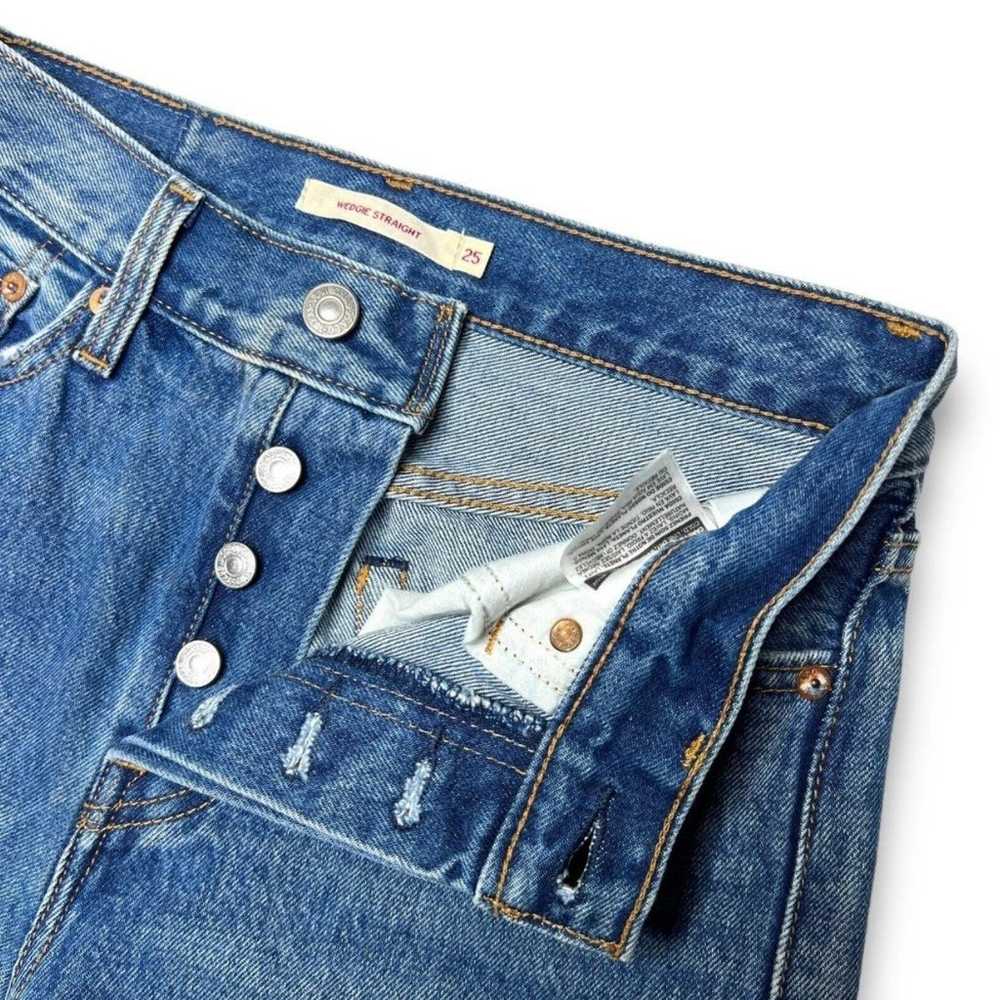 Levis Premium Women’s Denim Jean 25 Wedgie Straig… - image 12