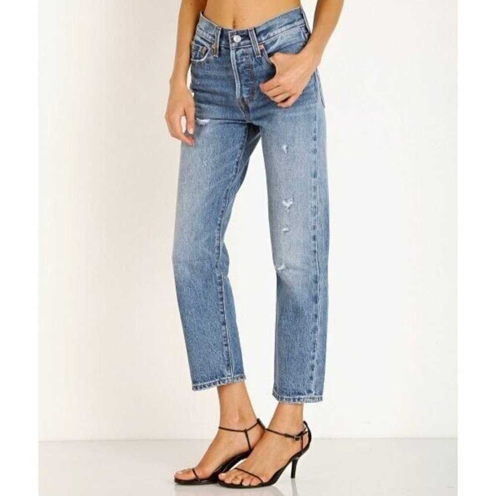 Levis Premium Women’s Denim Jean 25 Wedgie Straig… - image 3