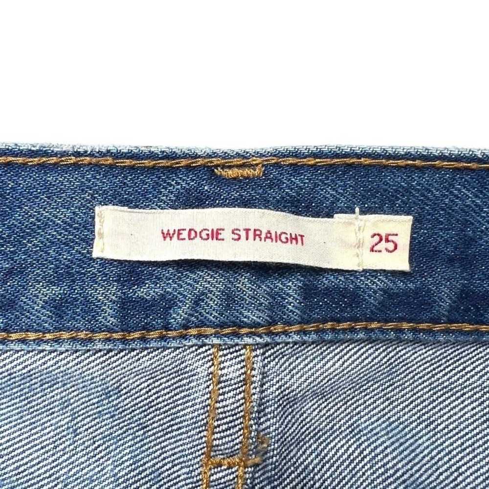 Levis Premium Women’s Denim Jean 25 Wedgie Straig… - image 9