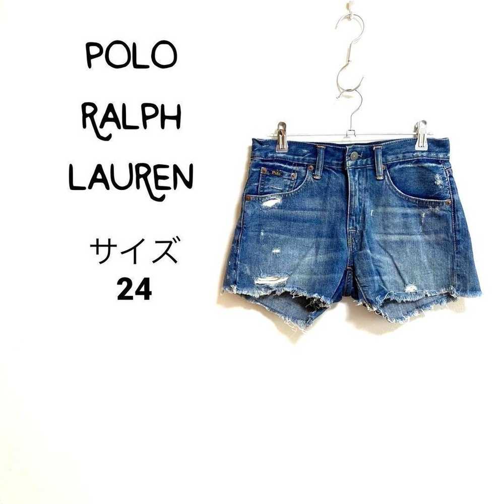 [Polo Ralph Lauren] Denim Shorts Short Pants Crus… - image 1