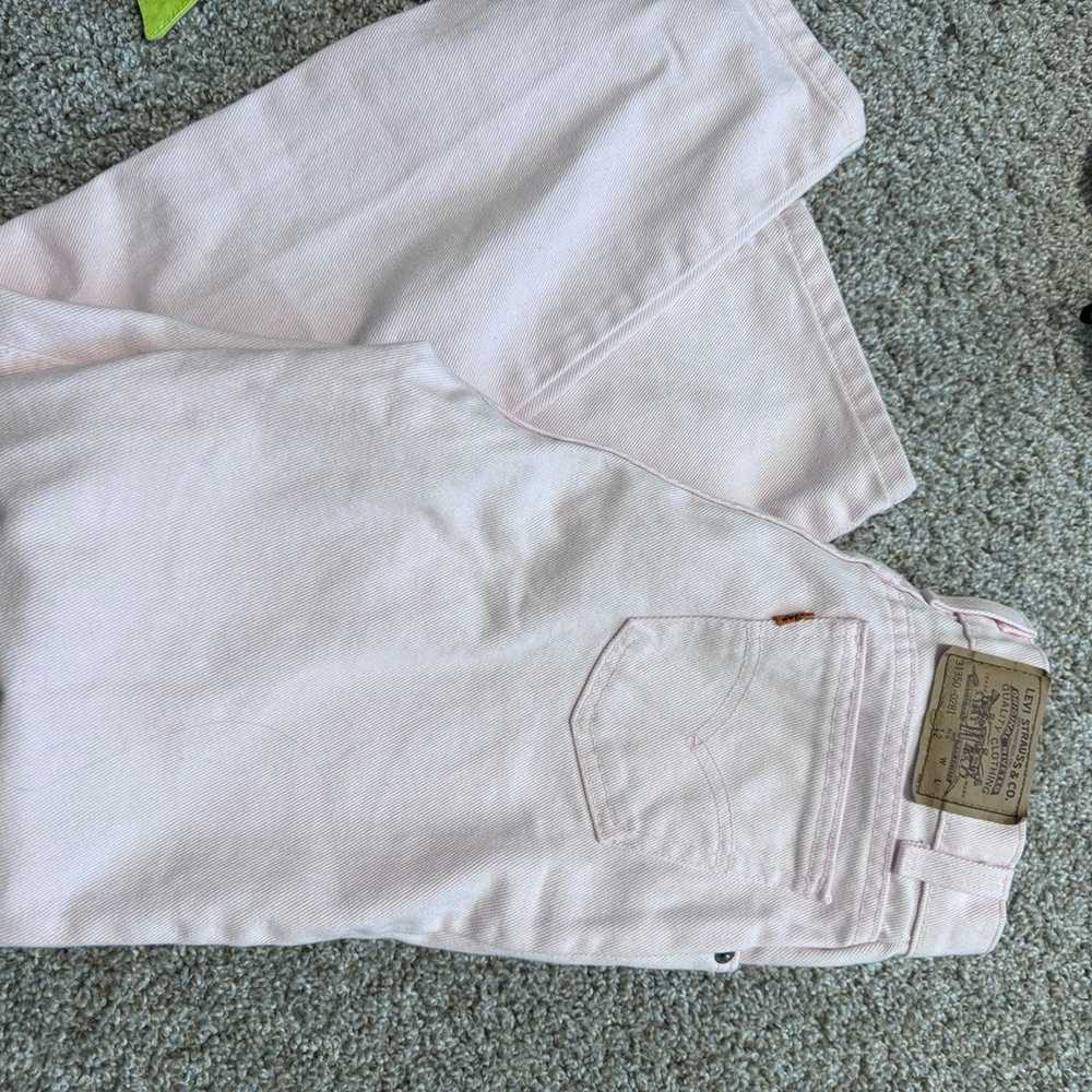 Vintage pastel pink Levi’s - image 1