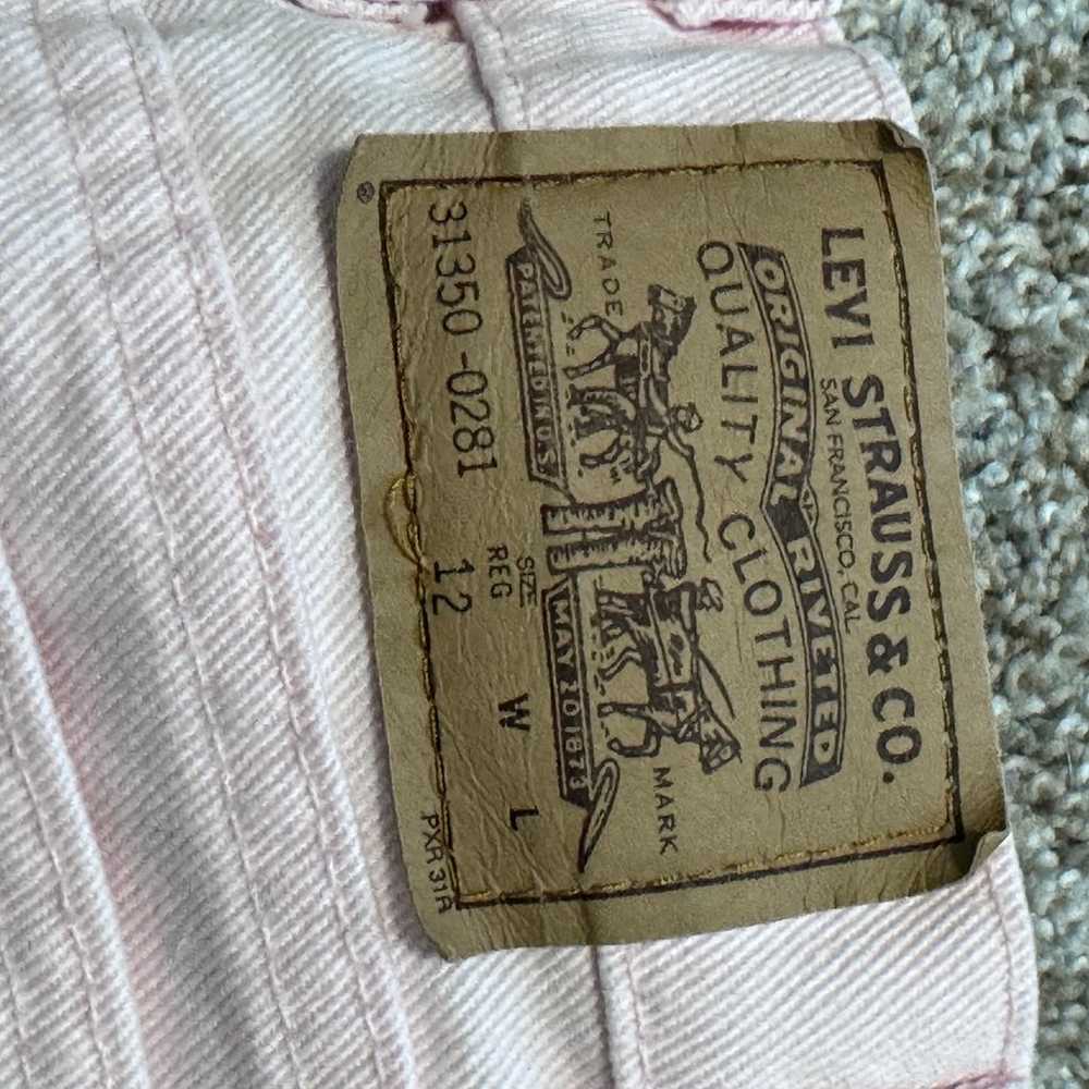 Vintage pastel pink Levi’s - image 2