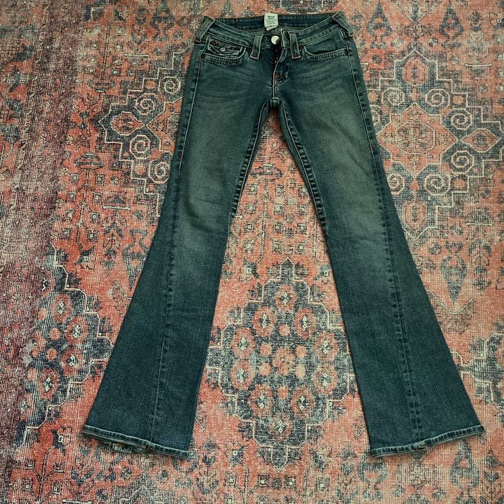 Vintage true religion flare jean - image 1