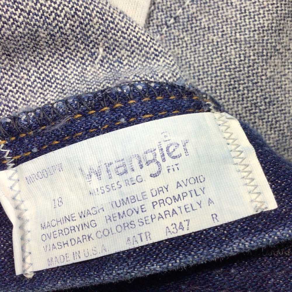 Wrangler vintage straight leg ladies denim - image 4