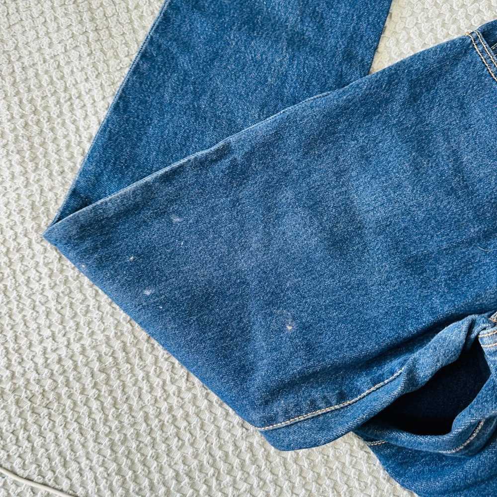 VINTAGE LEVI'S DARK BLUE DENIM CLASSIC RELAXED 55… - image 5