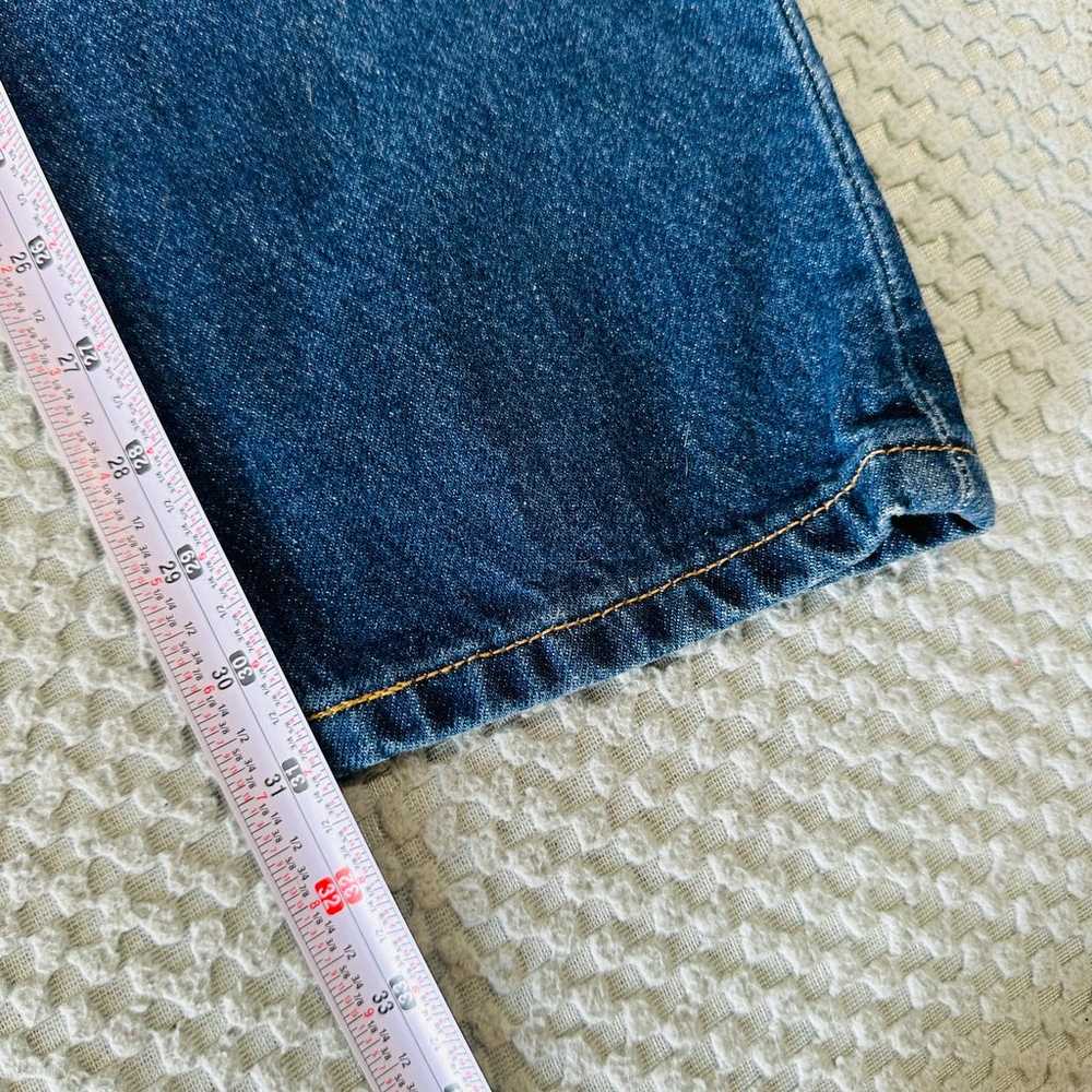 VINTAGE LEVI'S DARK BLUE DENIM CLASSIC RELAXED 55… - image 9