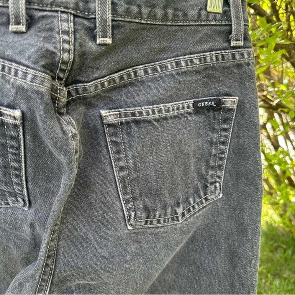 Vintage Guess Dark Gray Denim Jeans - image 4