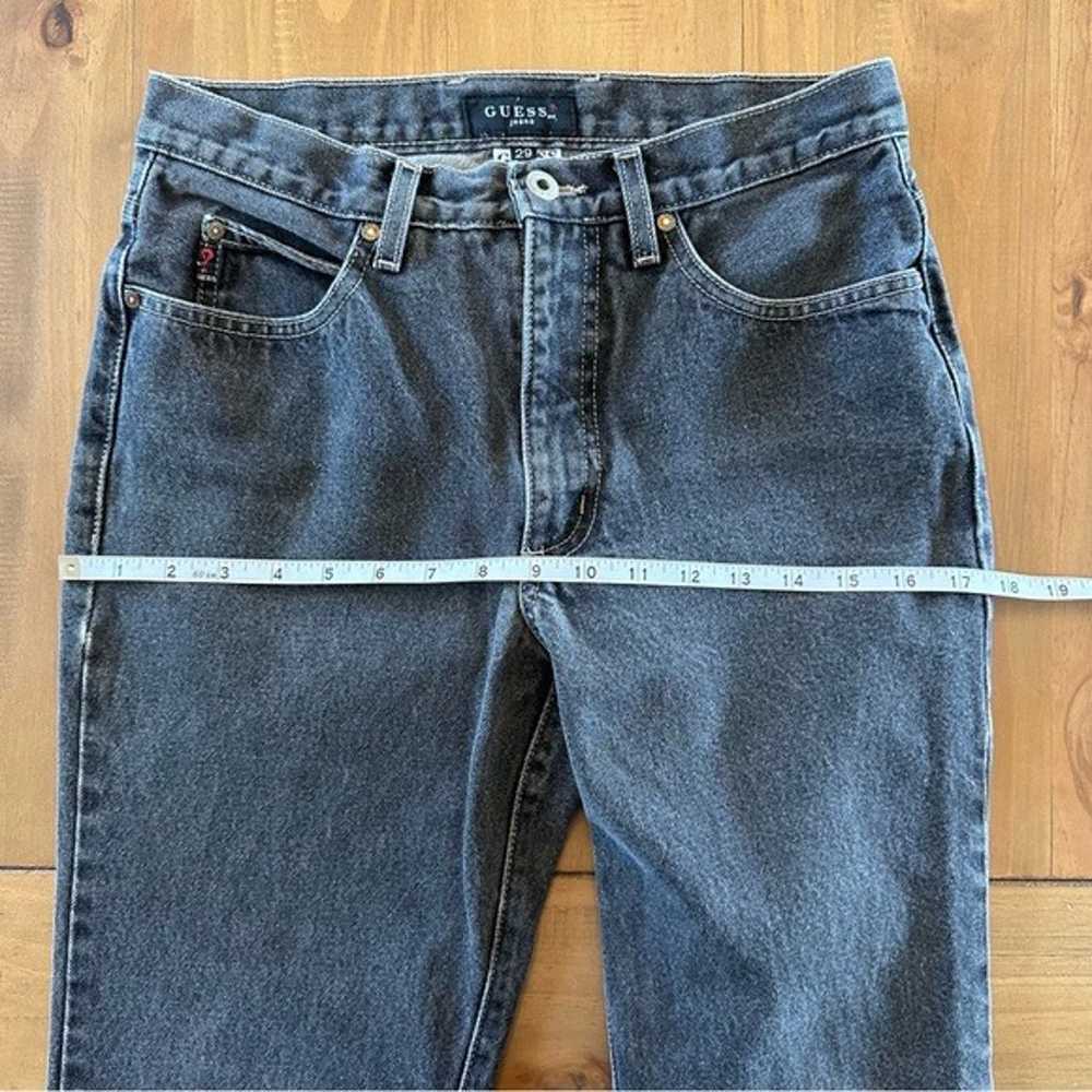 Vintage Guess Dark Gray Denim Jeans - image 7