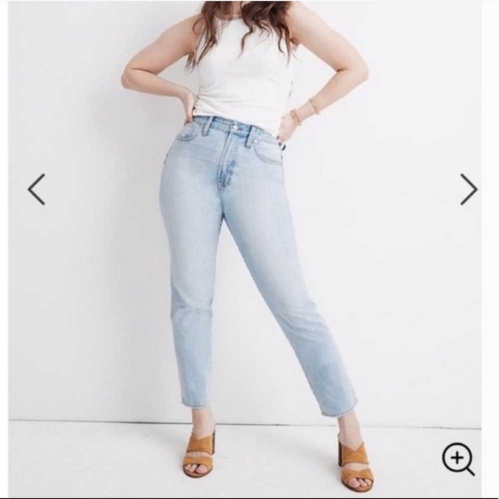 Madewell The Perfect Curvy Vintage Jean Light Was… - image 1