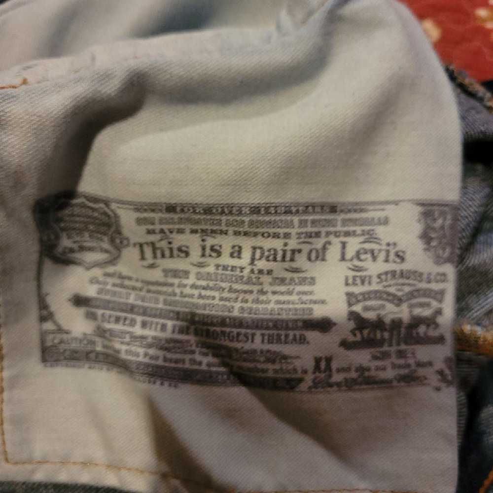 vintage women Levi's blue jeans - image 2