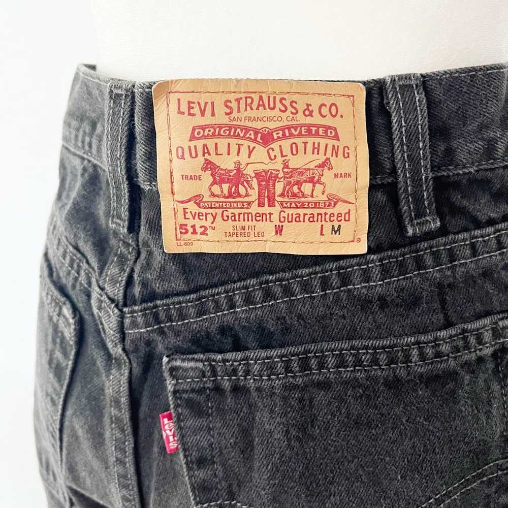 Vintage Levi’s 512 High Waist Slim Fit Denim Mom … - image 4