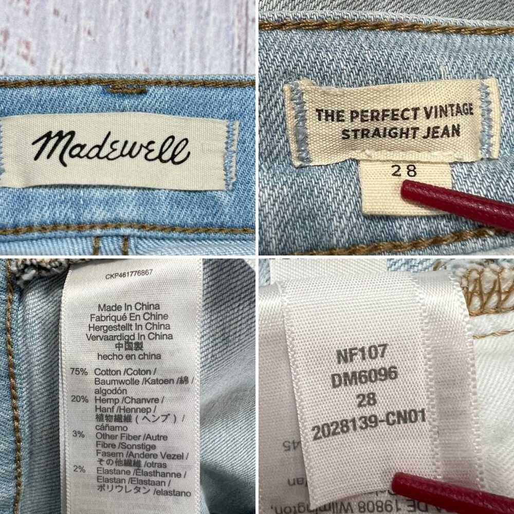 Madewell The Perfect Vintage Straight Jean High R… - image 3