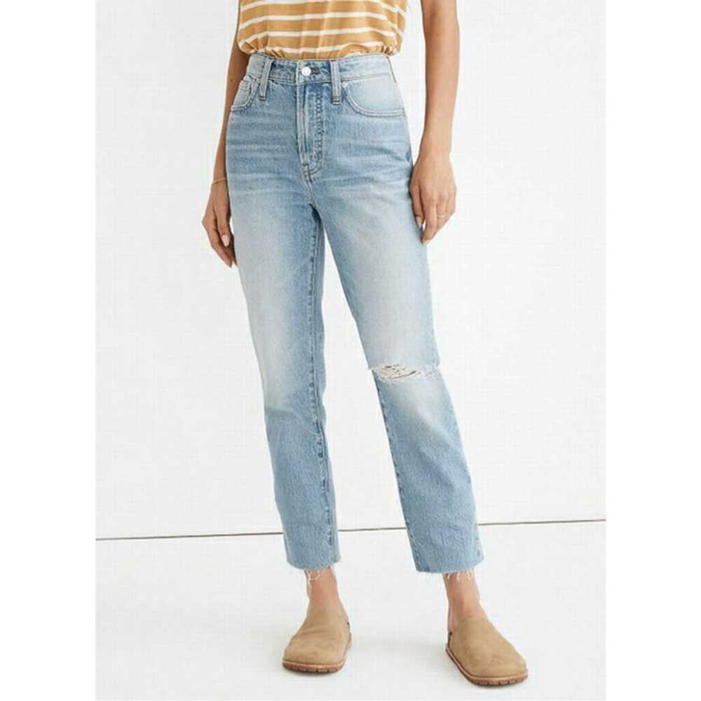 MADEWELL THE CURVY PERFECT VINTAGE DENIM JEANS SI… - image 1