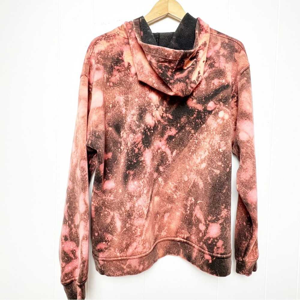 Fila Fila Black Pink Marble Tie Dye Pullover Hood… - image 4