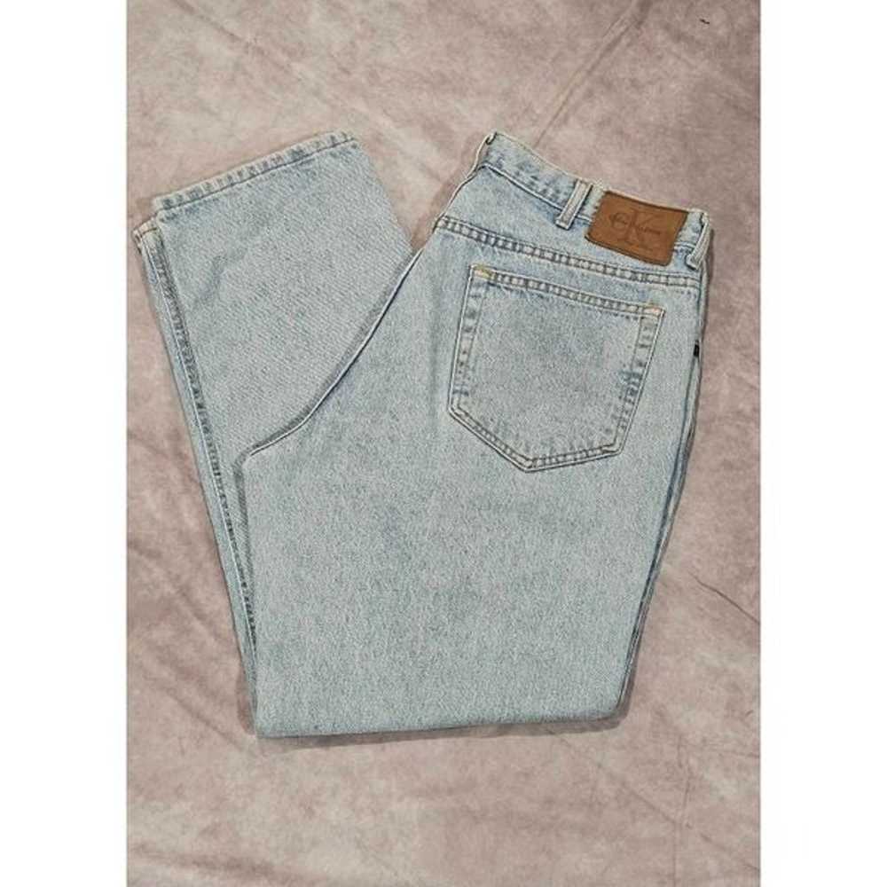 90s Vintage Streetwear Calvin Klein Jeans Size 38 - image 2