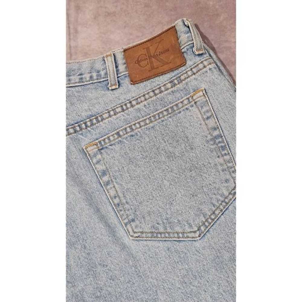 90s Vintage Streetwear Calvin Klein Jeans Size 38 - image 3