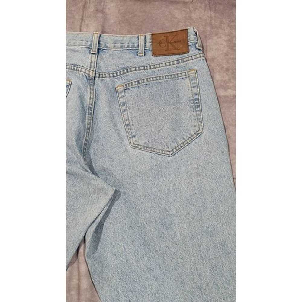 90s Vintage Streetwear Calvin Klein Jeans Size 38 - image 8