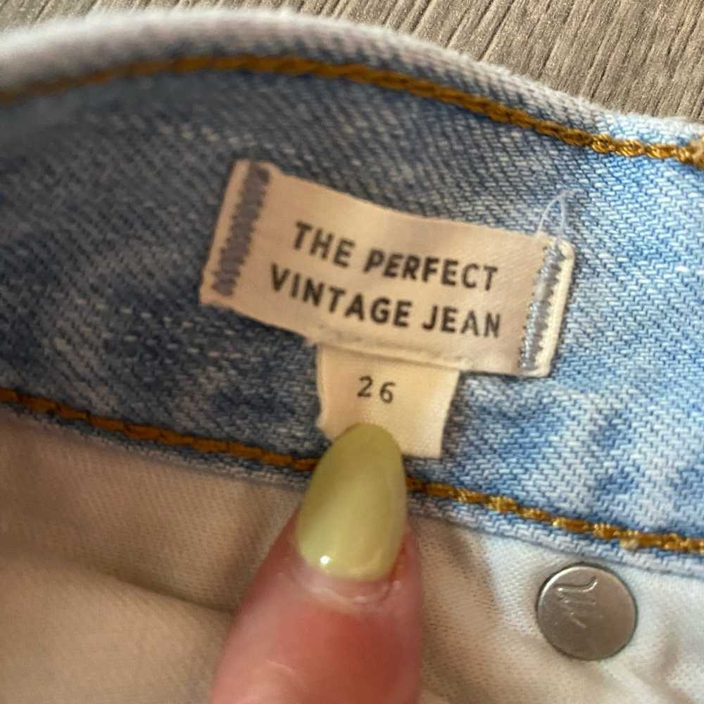 Madewell Women's size 26 The Perfect Vintage Jean… - image 3