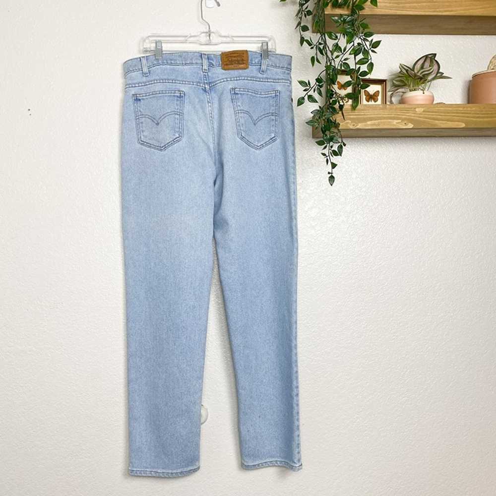 VINTAGE Levi's Flex Denim 540 Light Wash Jeans Si… - image 3