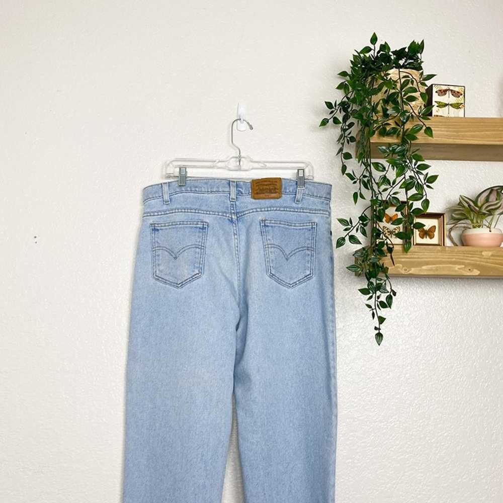 VINTAGE Levi's Flex Denim 540 Light Wash Jeans Si… - image 4