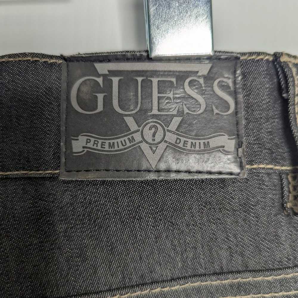 Vintage 90's Guess Jeans High Rise Flare Charcoal… - image 10