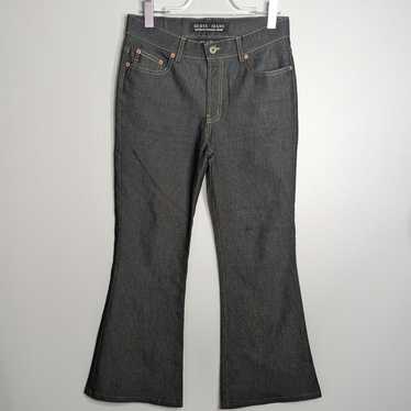 Vintage 90's Guess Jeans High Rise Flare Charcoal… - image 1