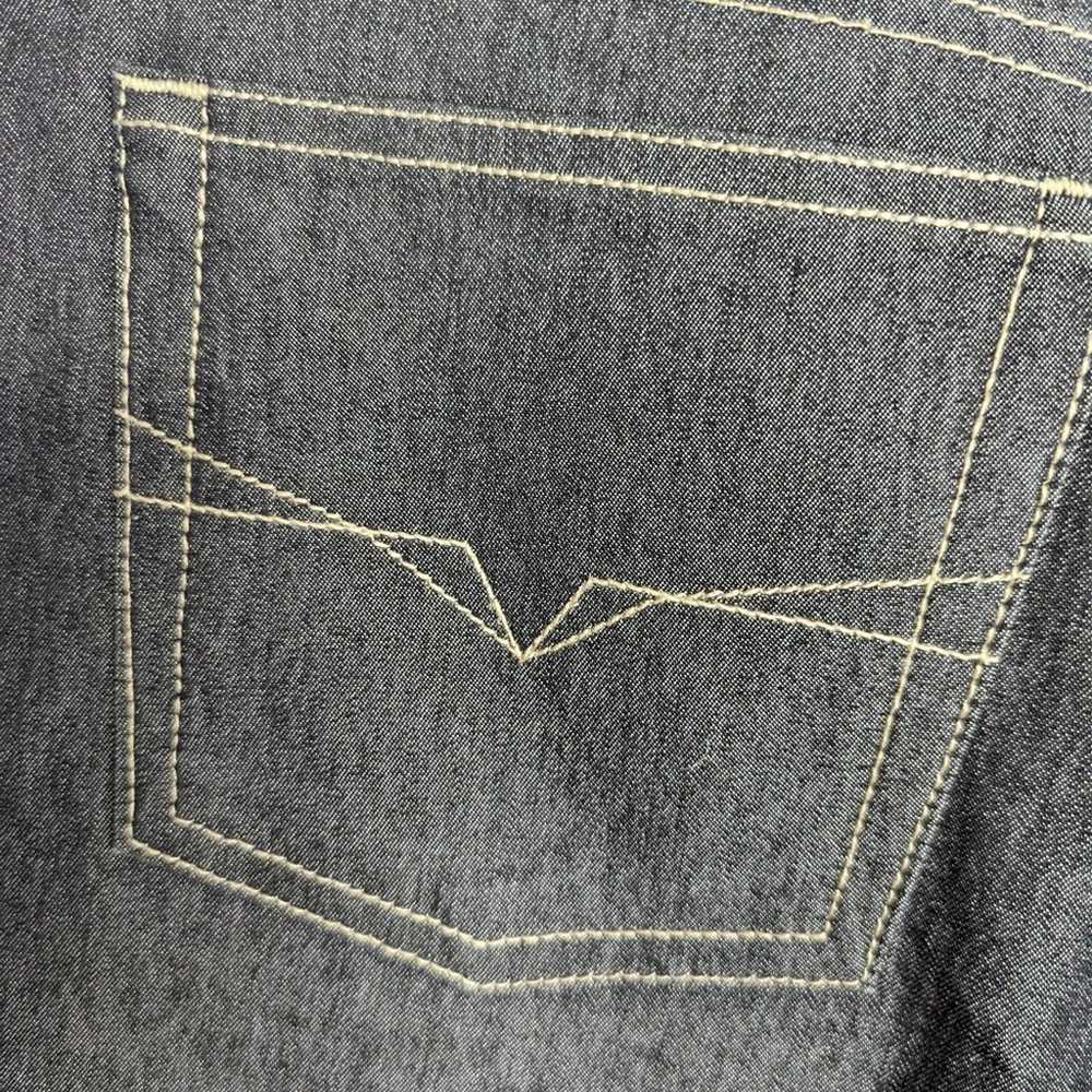 Vintage 90's Guess Jeans High Rise Flare Charcoal… - image 9