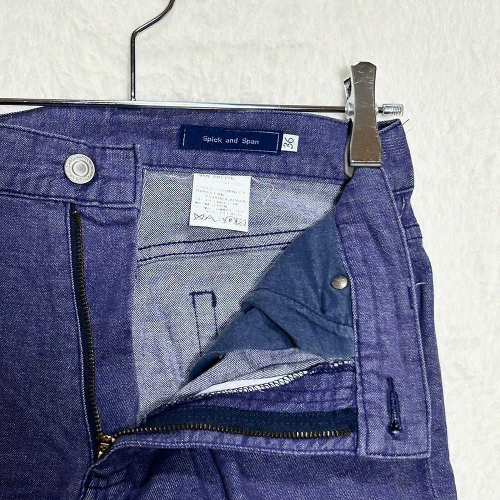 h2032【Spick and Span】36 Purple Denim Pants All Se… - image 10