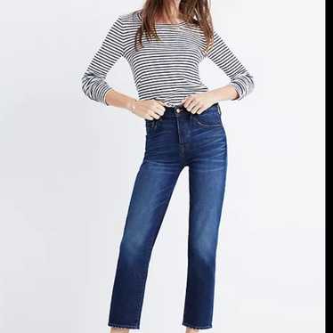 Madewell cruiser crop straight jeans