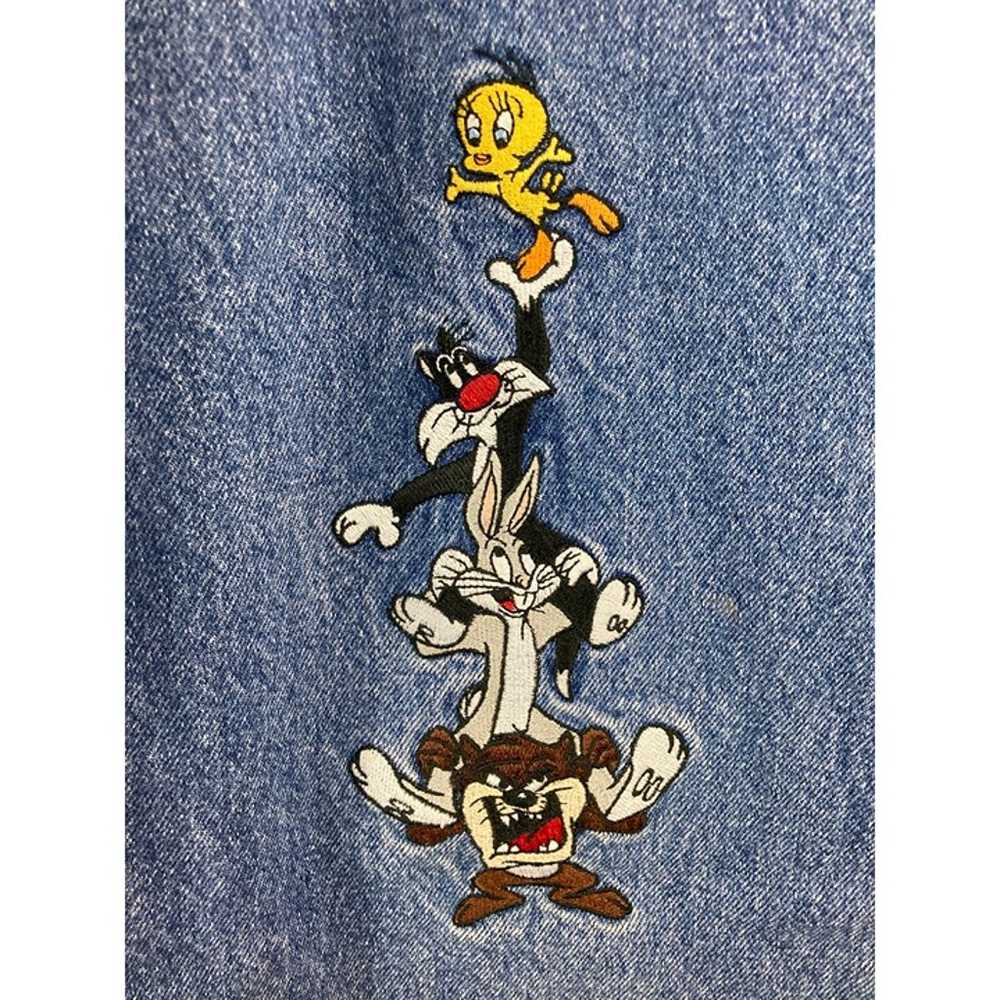 Womens Vintage Looney Tunes Classic High Rise Mom… - image 4