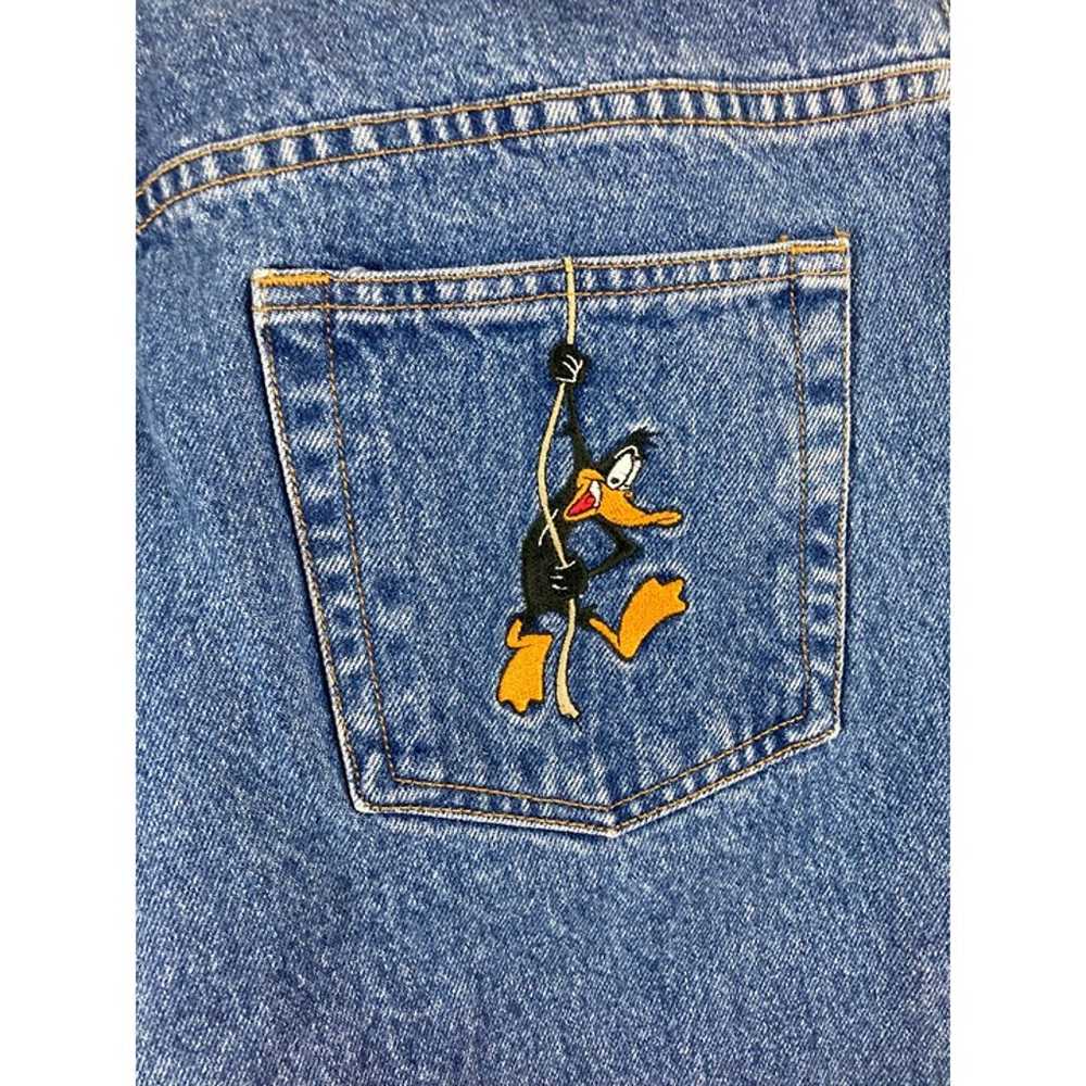 Womens Vintage Looney Tunes Classic High Rise Mom… - image 5