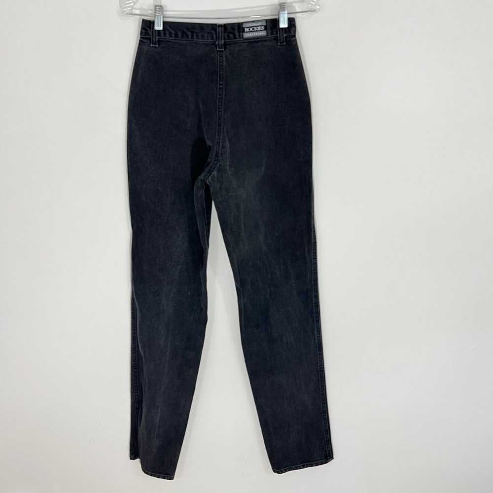 Rocky Mountain Rockies Vintage Black Jeans Extra … - image 7