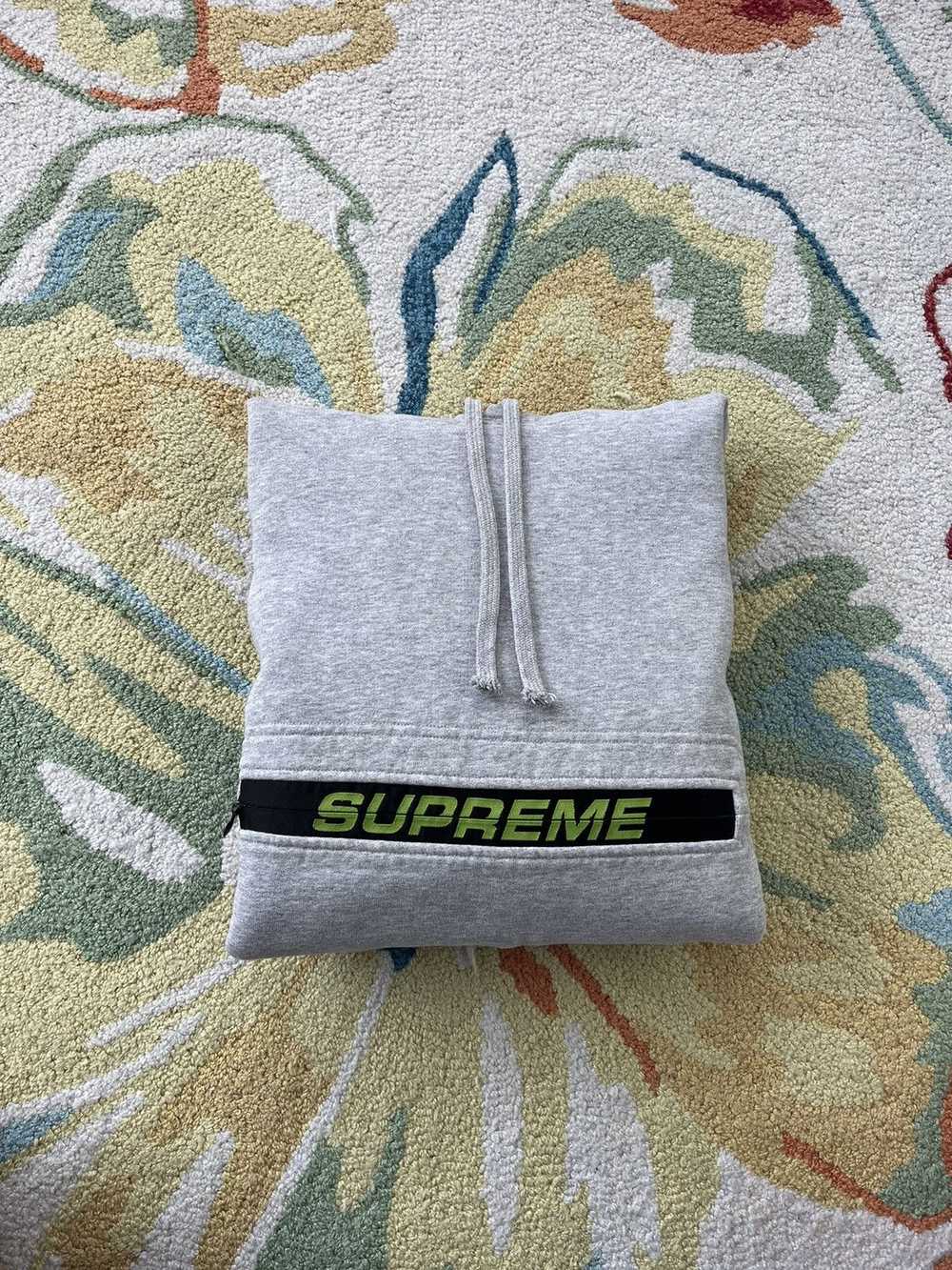 Supreme Supreme Zip Pouch Hoodie SS19 Grey - image 10