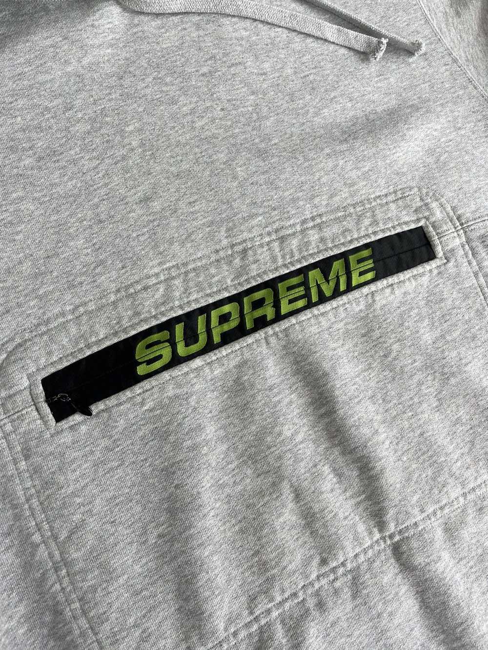 Supreme Supreme Zip Pouch Hoodie SS19 Grey - image 3