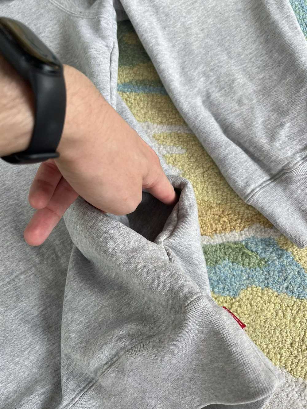 Supreme Supreme Zip Pouch Hoodie SS19 Grey - image 8