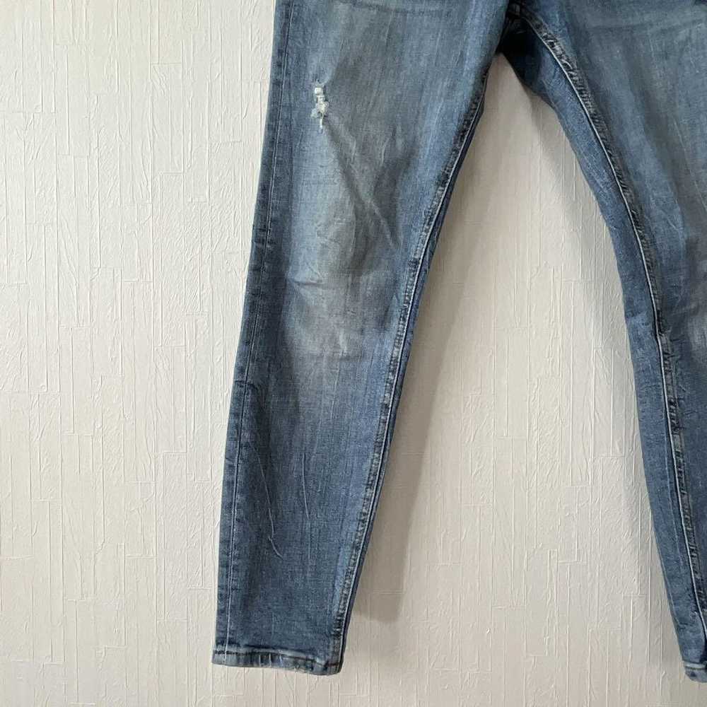 a0869 Excellent Condition ZARA 【38】 Denim Damage … - image 4