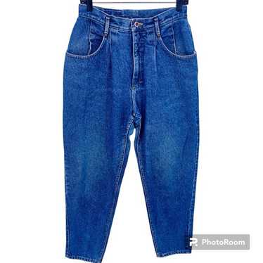 Vintage 90s Lee High Rise Pleated Jeans Womens Si… - image 1