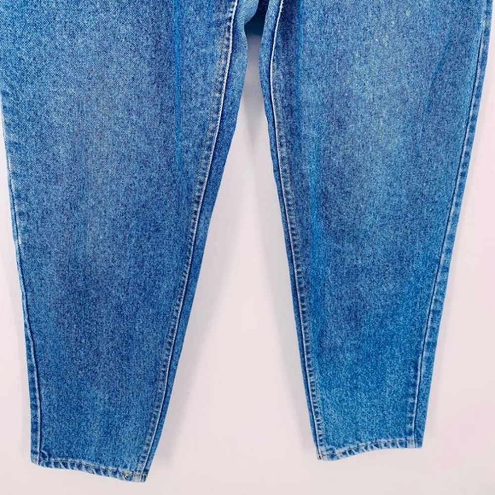 Vintage 90s Lee High Rise Pleated Jeans Womens Si… - image 3