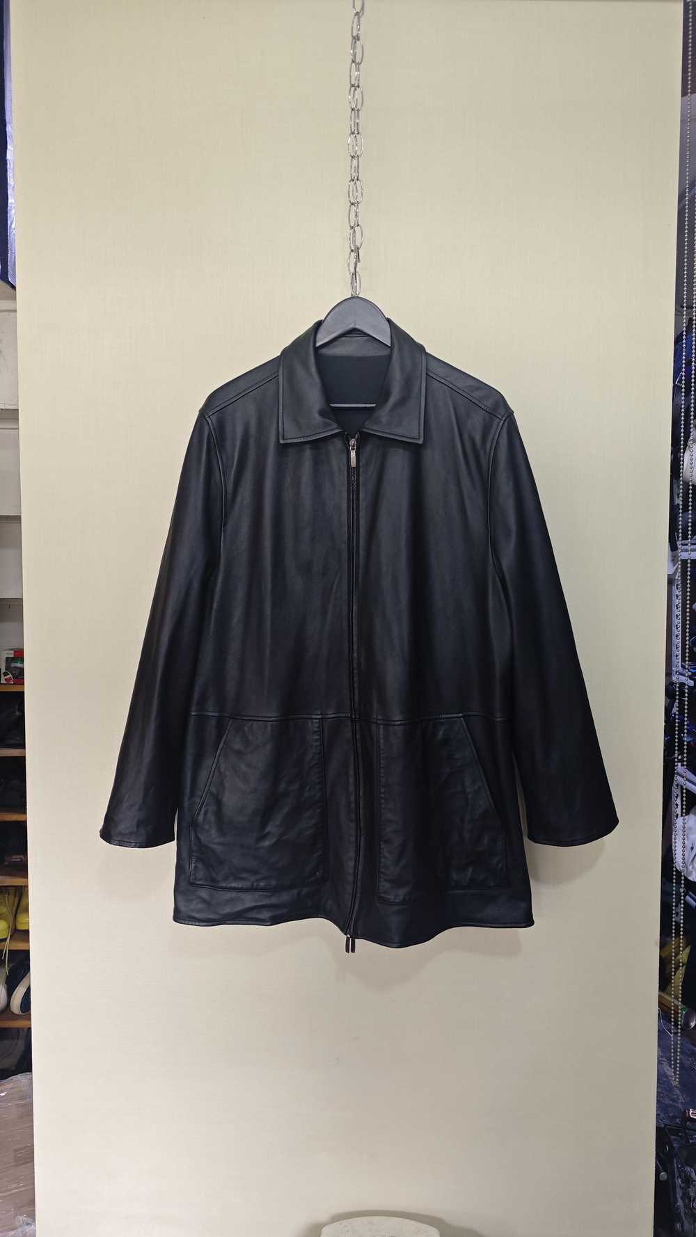 Ermenegildo Zegna Reversible leather jacket - image 1