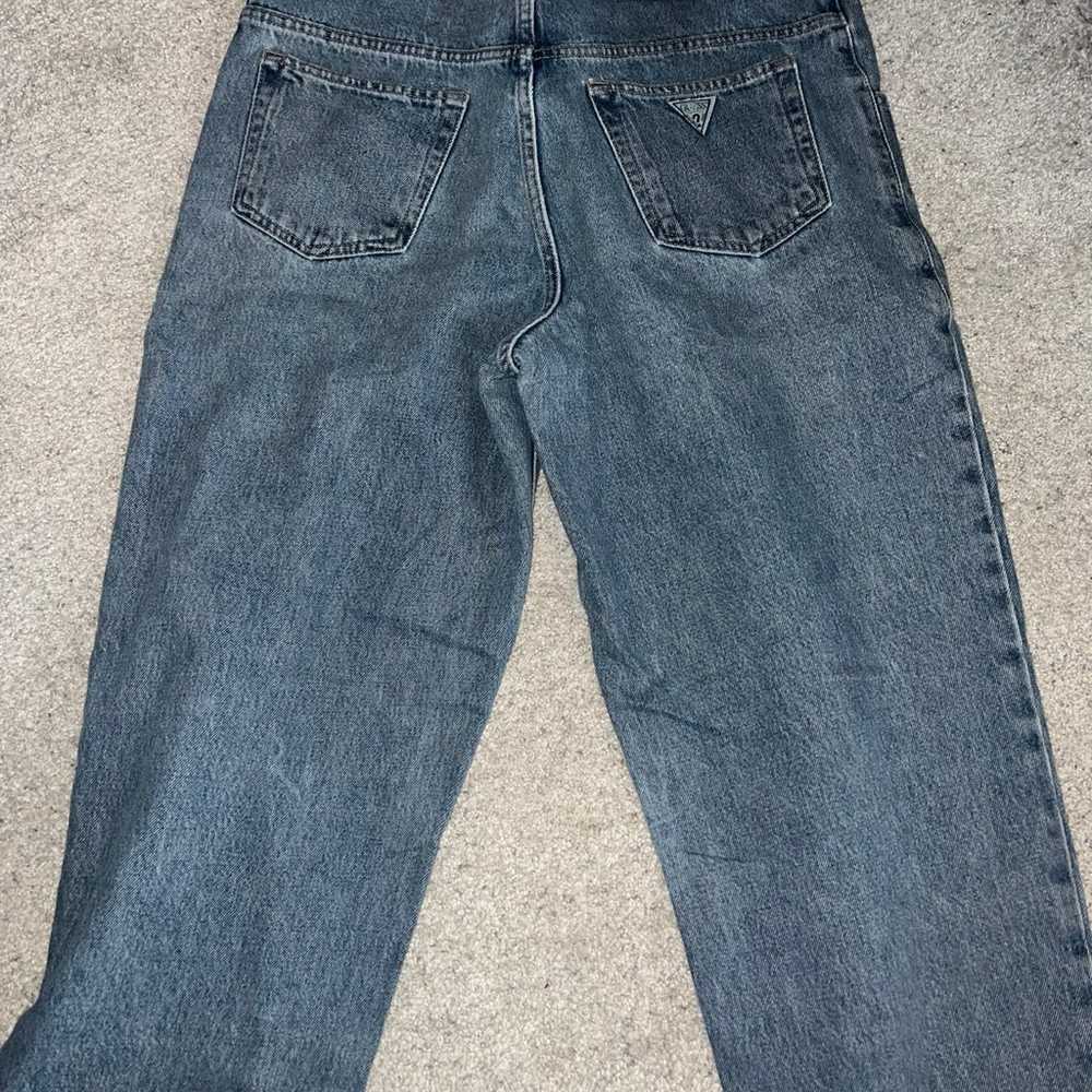 VTG Guess Jeans USA 32 X 30 High Wait Tapered   1… - image 9