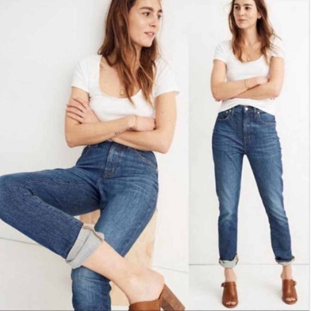 Madewell The High-Rise Slim Boyjean Size 25 - image 2